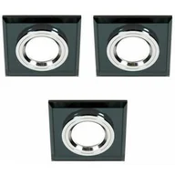 Oprawy, klosze i abażury - Candellux ZESTAW TRZECH OPRAW SS-13 CH/BK 99-48318) 99-48318 - miniaturka - grafika 1