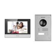 Wideodomofony - Zestaw wideodomofonowy WI-FI 2-wire DS-KIS703Y-P HIKVISION - miniaturka - grafika 1