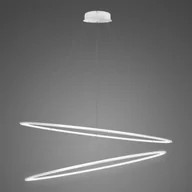 Lampy sufitowe - Lampa Ledowe Okręgi No. 2 Φ120 cm in 4k biała Altavola Design - miniaturka - grafika 1