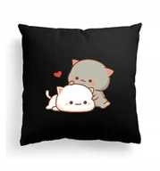 Poduszki dekoracyjne - PODUSZKA BUBU LOVES DUDU I LOVE YOU INSTAGRAM IMIĘ - miniaturka - grafika 1