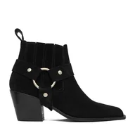 Botki damskie - Botki Badura EO-CLEO-501-25 Czarny - miniaturka - grafika 1