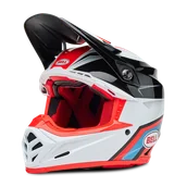 Kaski motocyklowe - Kask Cross Bell Moto-9S Flex CzerwonyL - miniaturka - grafika 1