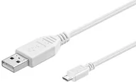 Kable komputerowe i do monitorów - MicroConnect Kabel USB USB-A microUSB 5m biały USBABMICRO5W USBABMICRO5W - miniaturka - grafika 1