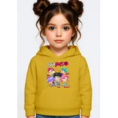 Bluzy dla dziewczynek - BLUZA DZIECIĘCA HUNTRIX SAJA BOYS 104 Z KAPTUREM BAWEŁNIANA JAKOŚĆ - miniaturka - grafika 1