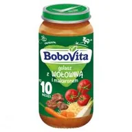 Dania dla dzieci - BoboVita Gulasz z wołowiną i makaronem po 10 miesiącu 250 g - miniaturka - grafika 1