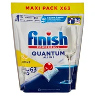 Płyny do naczyń - CALGONIT/FINISH Tabletki Quantum 63szt Lemon 655,2 g - miniaturka - grafika 1