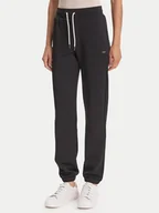 Spodnie sportowe damskie - Guess Spodnie dresowe V5YB06 KBSL2 Czarny Regular Fit - miniaturka - grafika 1