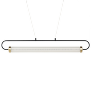 Lampy sufitowe - Lampa wisząca LED metalowa czarna HENRY - miniaturka - grafika 1