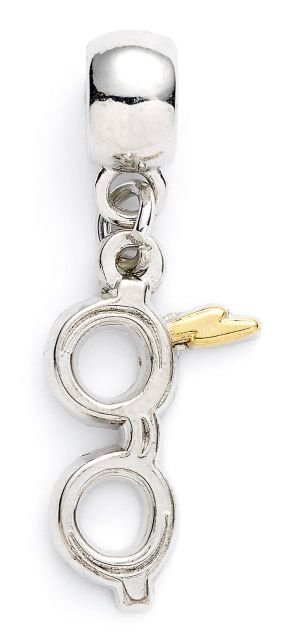 Zawieszka charms do bransoletki Harry Potter Okulary i Błyskawica dla niej