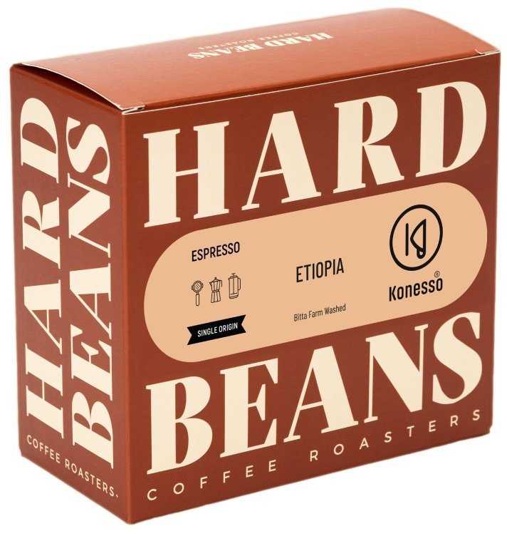 Kawa ziarnista Hard Beans Kawa ziarnista Hard Beans Etiopia Bitta Farm Espresso - KONESSO 250g