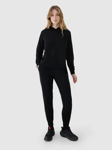 4F Spodnie dresowe joggery damskie - czarne XS - Spodnie sportowe damskie 4F Spodnie dresowe joggery damskie - czarne XS - Spodnie sportowe damskie - miniaturka - grafika 1