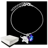 Biżuteria dla dzieci - Srebrna Bransoletka dla Dziecka Słonik Bransoletka dla Dziewczynki Srebro - miniaturka - grafika 1