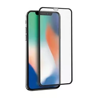 Szkła hartowane na telefon - Muvit MUTPG0393 – Ochraniacz ekranu do Apple iPhone XS Max (zakrzywione szkło hartowane, przyjazne etui) czarna ramka - miniaturka - grafika 1