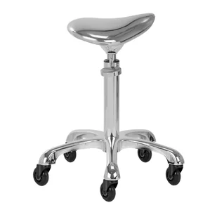 Gabbiano taboret Fine Silver Roll Speed - Krzesła i taborety kosmetyczne - miniaturka - grafika 5