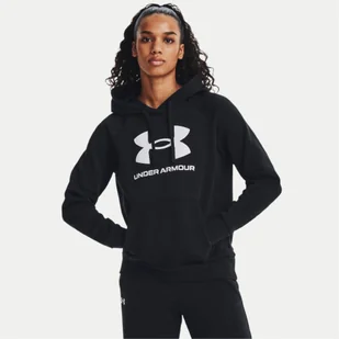 Bluza z kapturem damska Under Armour Rival Fleece Big Logo Hoody - Bluzy sportowe damskie - miniaturka - grafika 1