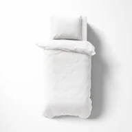Pościel - Biała Pościel Satyna Bawełniana 140x200 PURE COLLECTION - miniaturka - grafika 1
