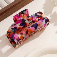 Ozdoby do włosów - TEMU 1 szt. Duﾅｼa Spinka do WﾅＰsﾃｳw w Stylu Koreaﾅгkim - Oversize Rﾃｳﾅｼowa/Czarna/BiaﾅＢ/Fioletowa/Zielona/Pomaraﾅ�czowa/ﾅｻﾃｳﾅＵa/Brﾄ�zowa/Beﾅｼowa/Bordo - miniaturka - grafika 1