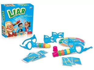 Gra Rodzinna Kłamca, Kłamczuch, LIAR, Karty, Pinokio Okulary I Nos - Gry planszowe - miniaturka - grafika 1