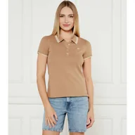 Koszulki i topy damskie - Tommy Hilfiger Polo Slim Fit - miniaturka - grafika 1
