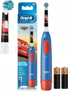 Szczoteczka elektryczna dla dzieci 3+ Oral-B Kids na Baterie Auta - Szczoteczki do zębów dla dzieci - miniaturka - grafika 1