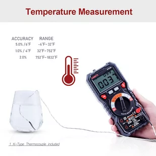 Multimetr cyfrowy KAIWEETS HT118A - Multimetry - miniaturka - grafika 12