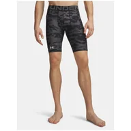 Bielizna sportowa męska - Męskie kalesony Under Armour Hg Printed Lng Short Rozmiar: XXL / Kolor: czarny/szary - miniaturka - grafika 1