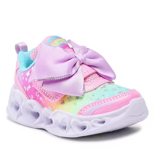 Baleriny - Sneakersy SKECHERS - All About Bows 302655N/PKMT Pink/Multi - grafika 1