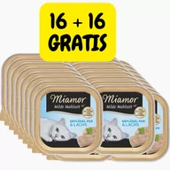 Mokra karma dla kotów - Miamor drób z łososiem 32x100g tacka - miniaturka - grafika 1