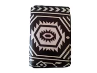 Portfele - DRW - Mały portfel etniczny w kolorze czarno-białym 15 x 10,5 cm - miniaturka - grafika 1