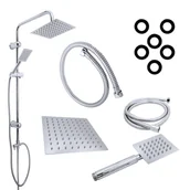 Zestawy prysznicowe - Zn9 Deszczownica Zestaw Natryskowy Prysznicowy - miniaturka - grafika 1