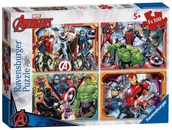 Puzzle - Puzzle Avengers Zestaw 4x100 Hulk Thor Iron Man - miniaturka - grafika 1