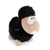 Maskotki i pluszaki - NICI 49677 Maskotka pluszowa owca czarna 22cm GREEN - miniaturka - grafika 1