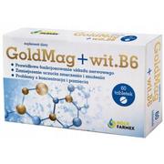 Witaminy i minerały - GoldMag + witamina B6, 60tabl. GoldFarmex - miniaturka - grafika 1
