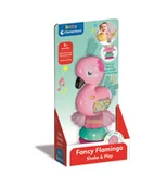 Grzechotki dla dzieci - Clementoni, grzechotka modny flaming 17572 - miniaturka - grafika 1