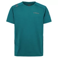 Koszulki sportowe męskie - Koszulka męska La Sportiva Compass T-Shirt M Rozmiar: XXL / Kolor: niebieski/zielony - miniaturka - grafika 1