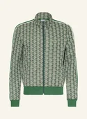 Bluzy męskie - Lacoste Kurtka Treningowa gruen - LACOSTE - miniaturka - grafika 1