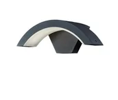 Lampy ścienne - Trio Leuchten Nowoczesny kinkiet zewnętrzny zaokrąglony antracyt zawiera LED - Harlem - miniaturka - grafika 1