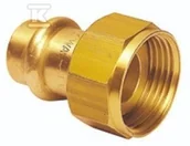 Akcesoria hydrauliczne - Adapter z luźną nakrętką dla zaworu 22XG 3/4" (GW) brąz B Press - miniaturka - grafika 1