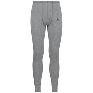 ODLO Męskie legginsy Bl Bottom Long Active Warm Eco szary Steel Grey Melange L 159122 - Legginsy - miniaturka - grafika 1