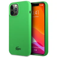 Etui i futerały do telefonów - Lacoste Etui do iPhone 13 Pro / 13 6,1" zielony/green hardcase Silicone - miniaturka - grafika 1