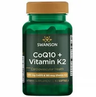 Suplementy diety - Koenzym Q10 100 mg + Witamina K2 180mcg (60 kaps.) - miniaturka - grafika 1