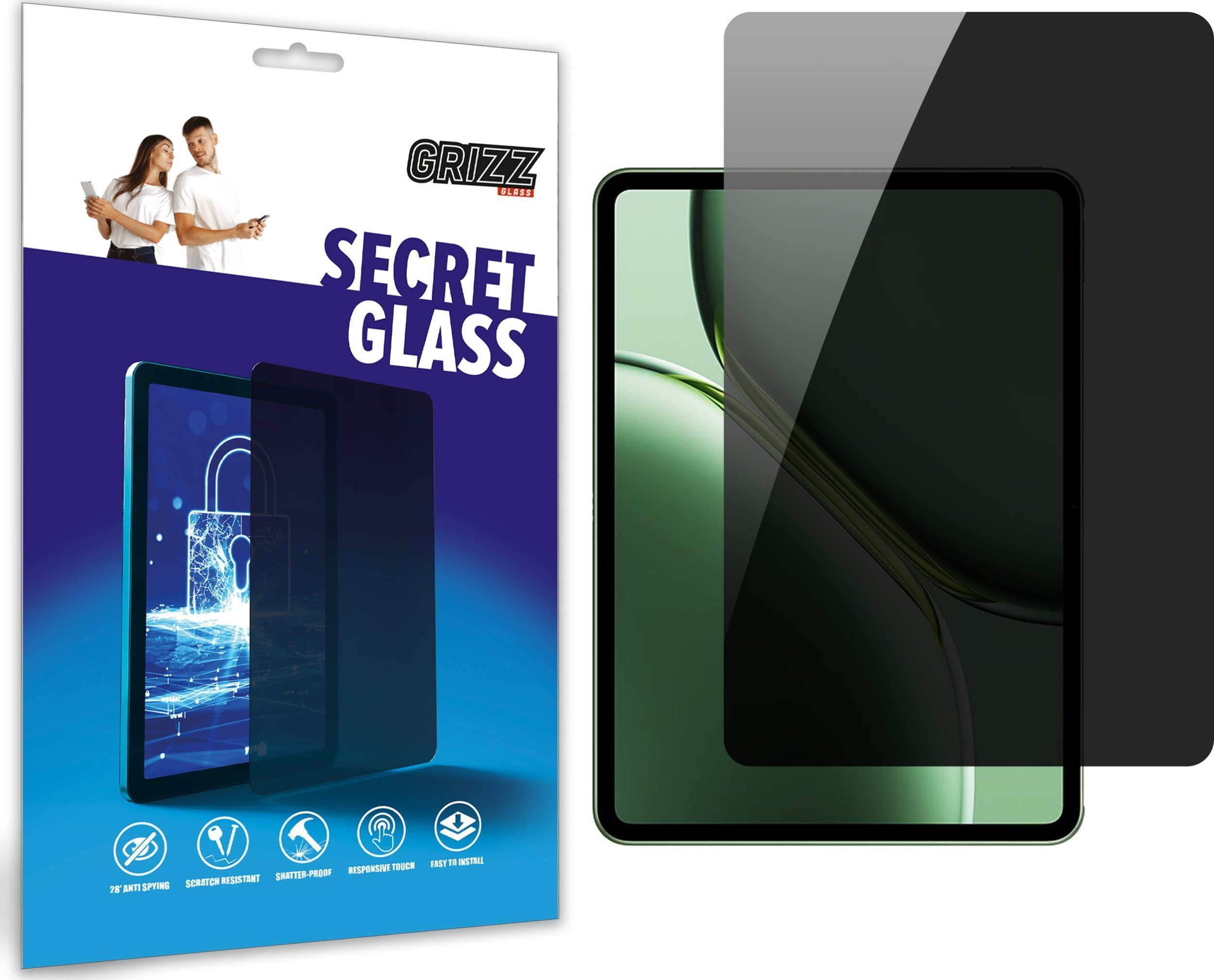 GrizzGlass Szkło prywatyzujące GrizzGlass SecretGlass do OnePlus Pad Pro
