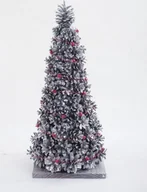 Ozdoby bożonarodzeniowe - Wnuk Choinka z szyszek srebrna - miniaturka - grafika 1