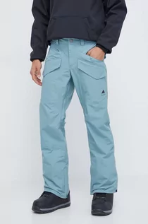 Spodnie sportowe męskie - Burton spodnie Covert 2.0 kolor turkusowy - grafika 1