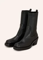 Kozaki damskie - Agl Kowbojki Mota schwarz - miniaturka - grafika 1