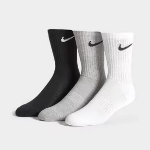 NIKE 3-PACK CUSHIONED CREW SOCKS  CZARNY SX7664964 - Nike - Skarpetki damskie - miniaturka - grafika 1