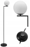 Lampy stojące - Lampa Stojąca Podłogowa Nowoczesna Czarna Glamour - miniaturka - grafika 1