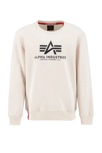 Bluza Alpha Industries Basic Sweater jet stream white - Bluzy męskie - miniaturka - grafika 1