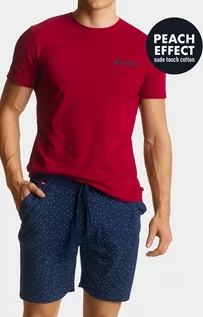 Piżamy męskie - NMP-355 piżama męska, Kolor czerwony, Rozmiar M, ATLANTIC - grafika 1