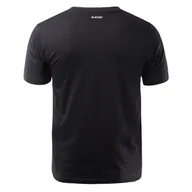 Koszulki sportowe męskie - Męska Koszulka HI-TEC ZORGE M000159984 – Czarny - miniaturka - grafika 1